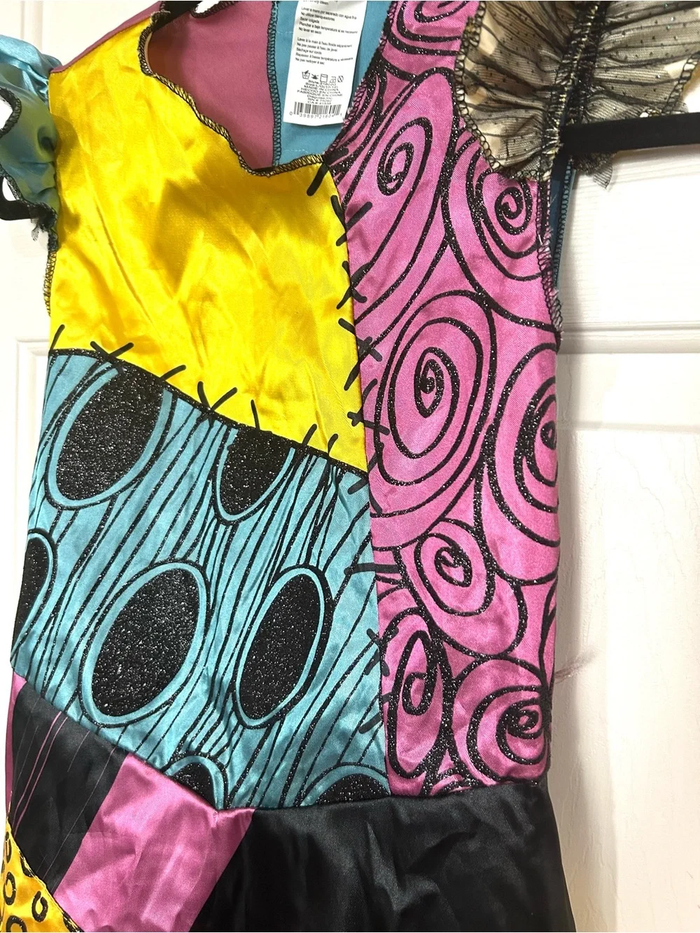The Nightmare Before Christmas Sally Costume Size 8-10 Girls Large